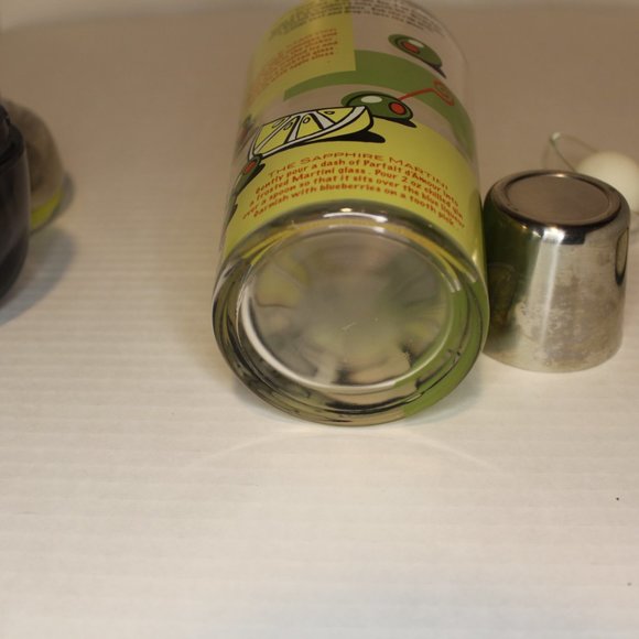 VTG 1950s glass and silver martini cocktail mixer retro - Picture 7 of 9